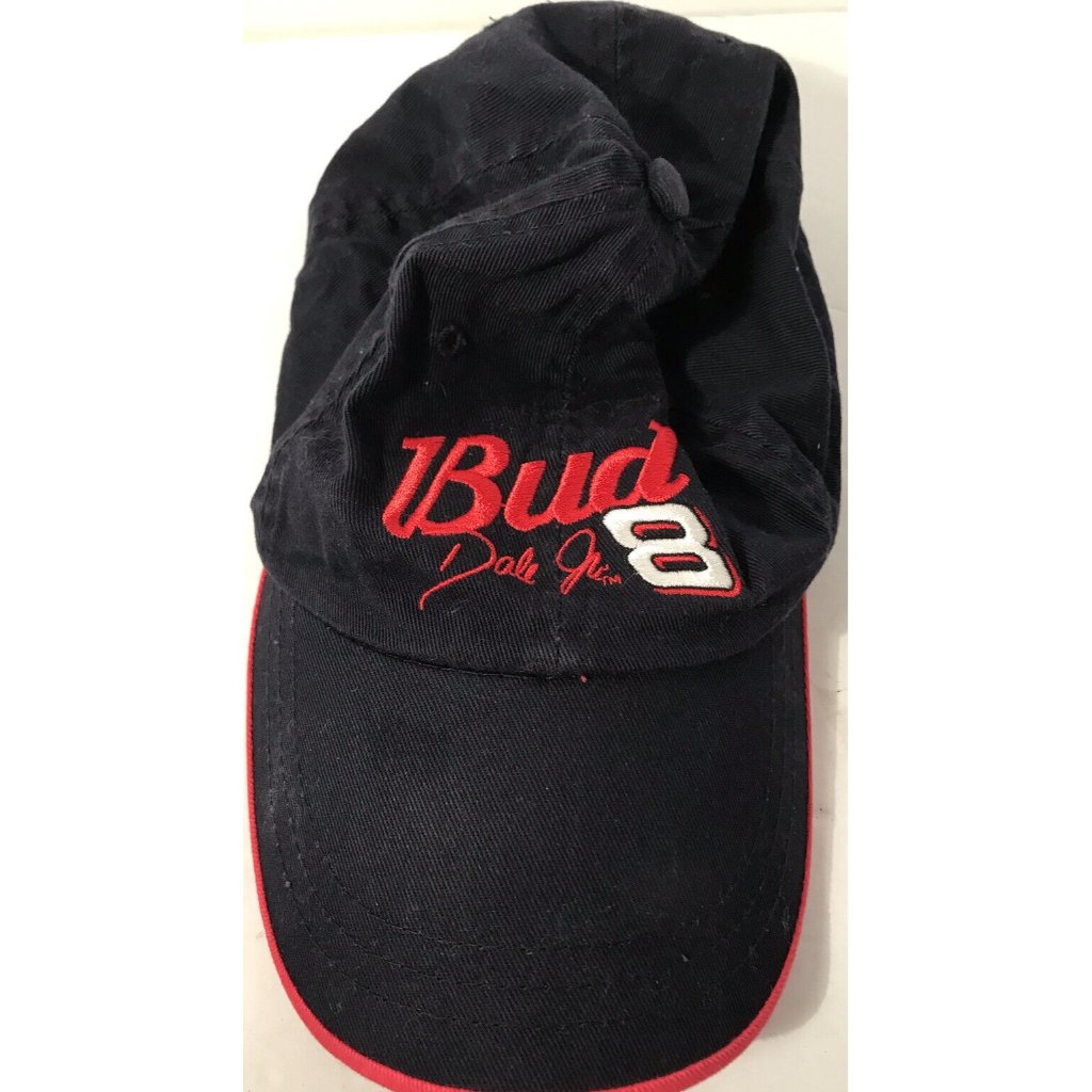 Nascar # 8 Dale Junior Cap Hat Hook And Loop Strap Closure Preowned